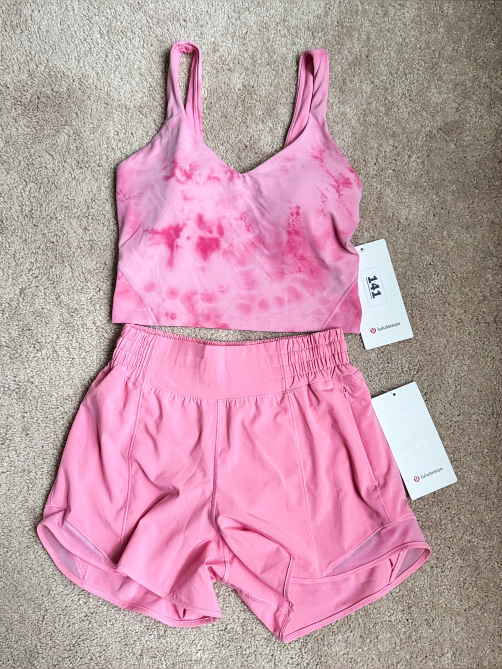 🍬 lululemon Hotty Hot HR Short 4” + Align Tank Bundle Size 4🍬